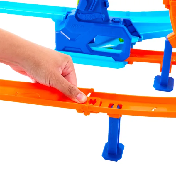 Hot Wheels: Stunt-Doppel-Loop-Bahnset - Mattel Bild 3