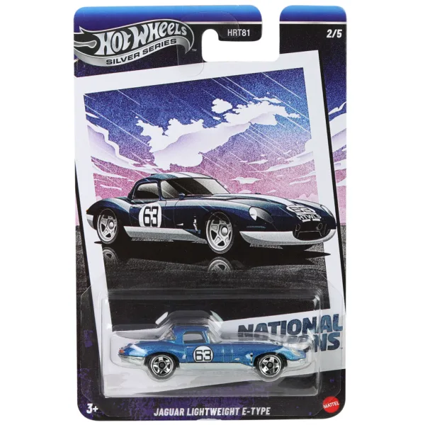 Hot Wheels: Vintage Jaguar Lightweight E‑Type Modellauto 1/64 – Mattel Bild 1