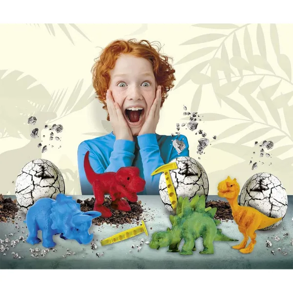 I'm Genius Dinosaur World – Sammelbare Überraschungs-Dinosaurier im Ei – Lisciani Bild 2