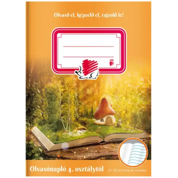 ICO: Igel Märchenheft/Lesetagebuch für die vierte Klasse, A/5 mit 21-32 Zeilen. Bild 1