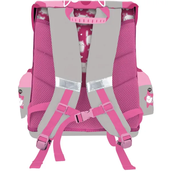 ICO: Lizzysuli Kittok Stars mit Katzenmotiv ergonomischer Schulranzen, Rucksack 39x35x24 cm Bild 2