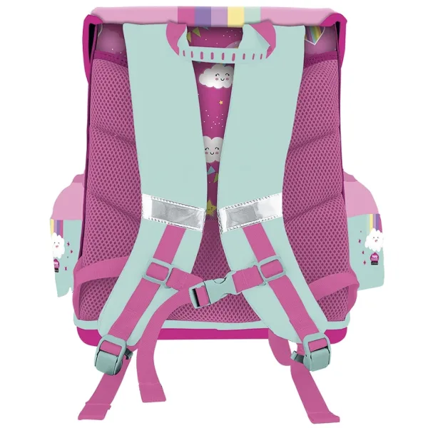ICO: Lizzysuli Premium Lollipopp Rainbow ergonomische Schultasche, Rucksack 39 x 35 x 24 cm Bild 2