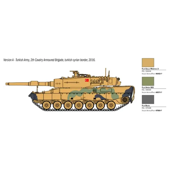 Italeri 1/35 Leopard 2A4 Panzer Modellbausatz Bild 3