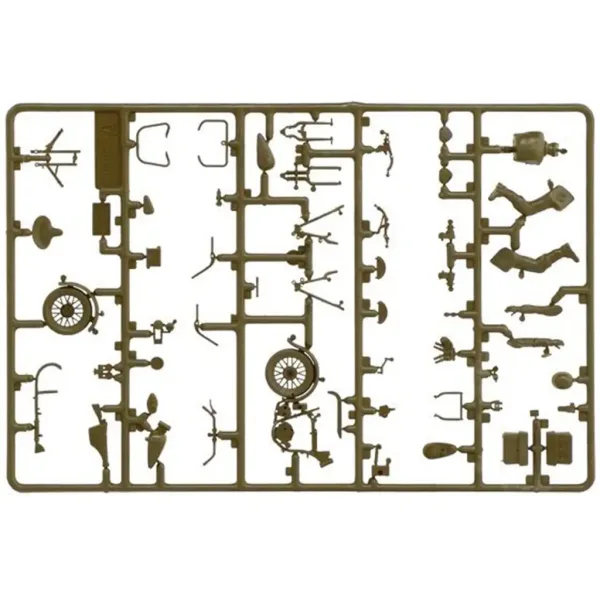 Italeri 1/35 U.S. Motorräder 2 Stück Militärmotorrad Modellbausatz Bild 2