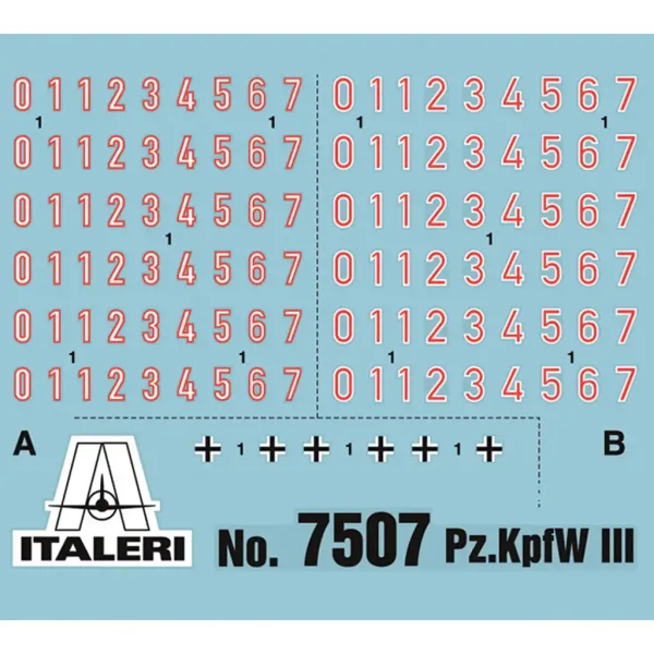 Italeri 1/72 Pz.Kpfw. III Ausf. J Panzer 2er-Modellbausatz Bild 2