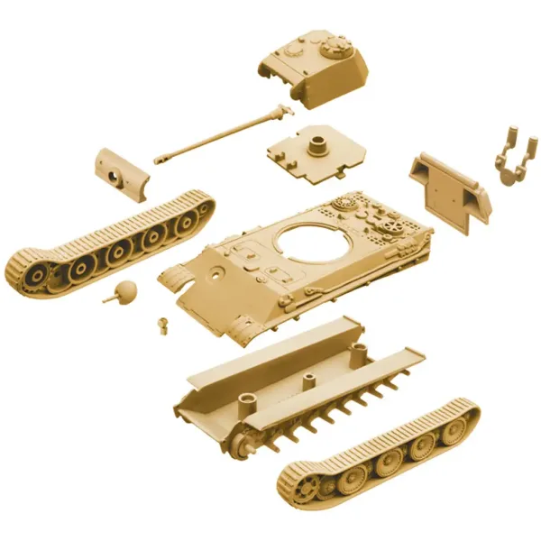 Italeri 1/72 Pz. Kpfw. V Panther Ausf. G Panther-Panzer, 2er-Modellbausatz Bild 3