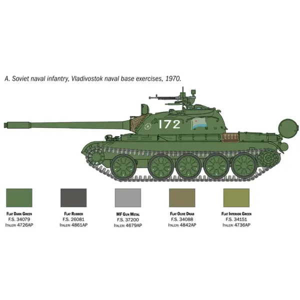 Italeri 1/72 T-55A Panzerbausatz Bild 3