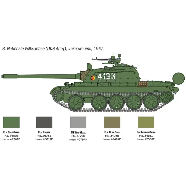 Italeri 1/72 T-55A Panzerbausatz Bild 4