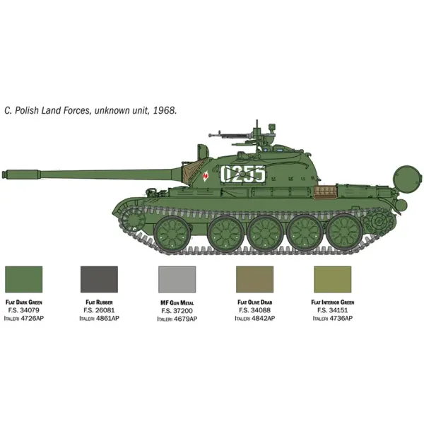 Italeri 1/72 T-55A Panzerbausatz Bild 5
