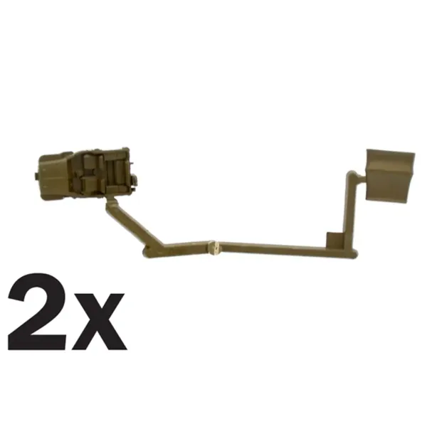 Italeri 1/72 Willys Jeep 1/4 Ton 4x4 Militärfahrzeuge, 2-teiliger Modellbausatz Bild 5