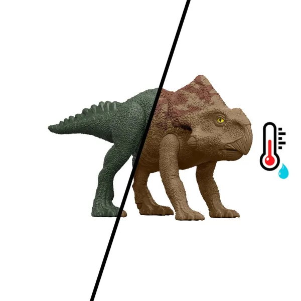 Jurassic World: Dino Reveal Battle Pack Set mit 2 Dino-Figuren – Mattel Bild 3