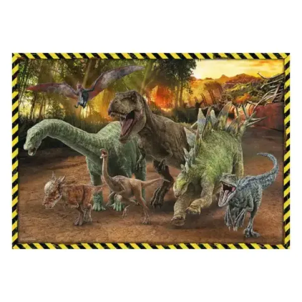 Jurassic World: Dinosaurier aus dem Jurassic Park 200-teilige Puzzle - Trefl Bild 2