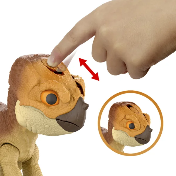 Jurassic World: Die Wiedergeburt – Aquilops Dolores interaktive Dinosaurier-Figur – Mattel Bild 3