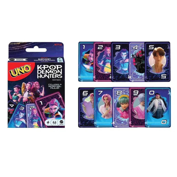 K-POP Dämonenjäger UNO-Kartenspiel - Mattel Bild 2