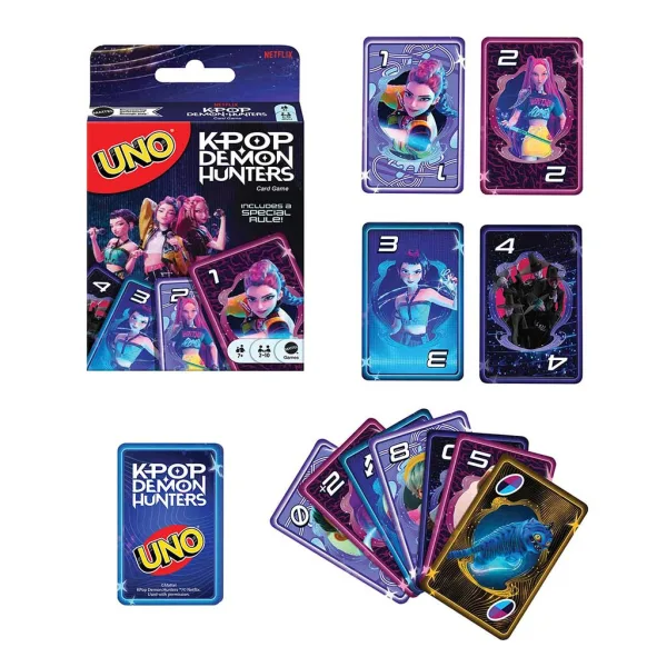 K-POP Dämonenjäger UNO-Kartenspiel - Mattel Bild 3