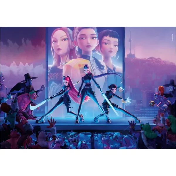 K-POP Demon Hunters kompakt 1000-teiliges Puzzle - Clementoni Bild 2