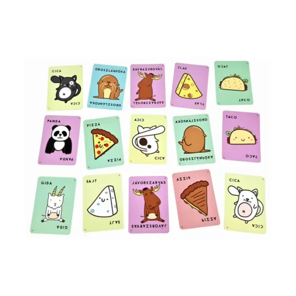 Katze, Pizza, Taco, Zicklein, Käse - Wendungsreiches Gesellschaftsspiel Bild 2