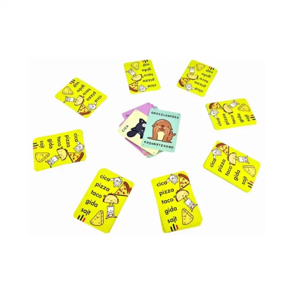 Katze, Pizza, Taco, Zicklein, Käse - Wendungsreiches Gesellschaftsspiel Bild 3