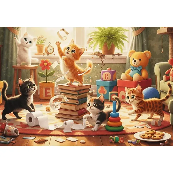 Katzenstreiche, 160-teiliges Puzzle – Trefl Bild 2
