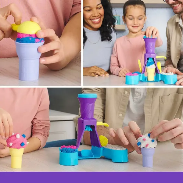 Kinetic Sand: Eiscreme-Set mit Sandknete 396 g - Spin Master Bild 2