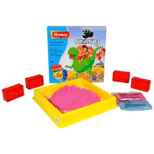 Kinetic Sand: Helden-Dinos oder Pony-Sandknetset mit Zubehör, 500g Bild 2