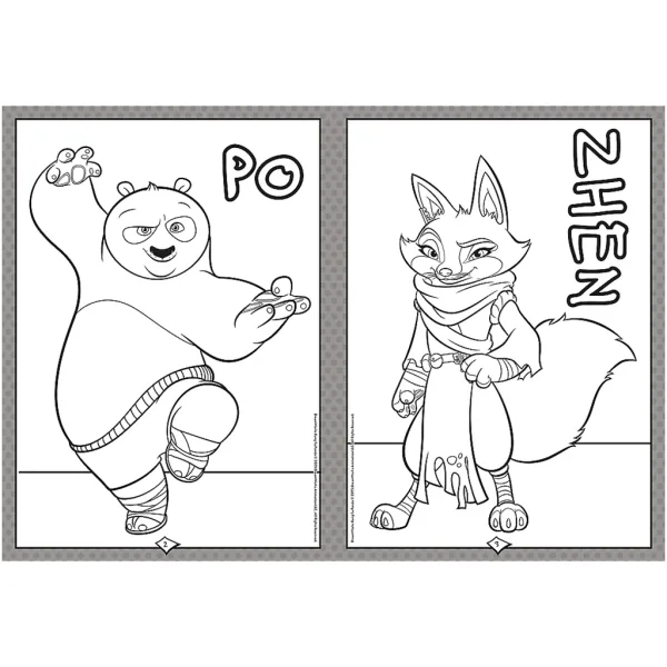 Kung Fu Panda Malbuch - Trefl Bild 2