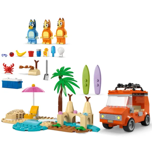 LEGO® Bluey™: Bluey und ihre Familie machen einen Ausflug zum Strand (11202L) Bild 4