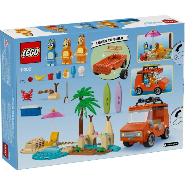 LEGO® Bluey™: Bluey und ihre Familie machen einen Ausflug zum Strand (11202L) Bild 8