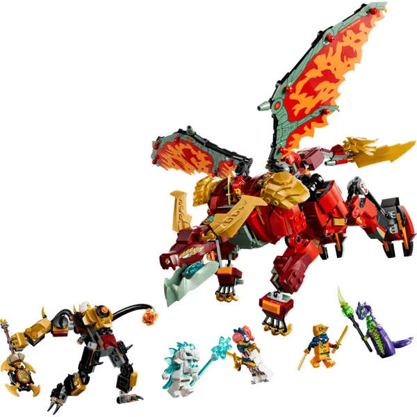 LEGO® Ninjago: Wyldfyres transformierbarer Drachenroboter (71868) Bild 2