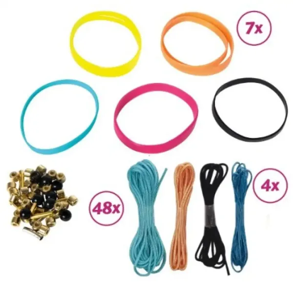 LENA: Farbenfrohes Armband-Bastelset Bild 2