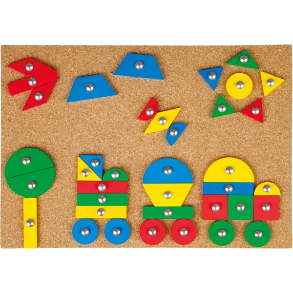 LENA: Hammer-Spielset zur Förderung von Fähigkeiten mit Korkplatte Bild 3
