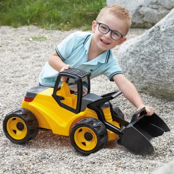 LENA: Riesige Erdbewegungsmaschine gelb/schwarz 67cm Bild 3