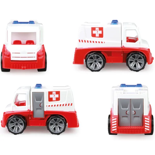 LENA: Truxx Rettungswagen mit Zubehör in der Box, 31 cm Bild 4