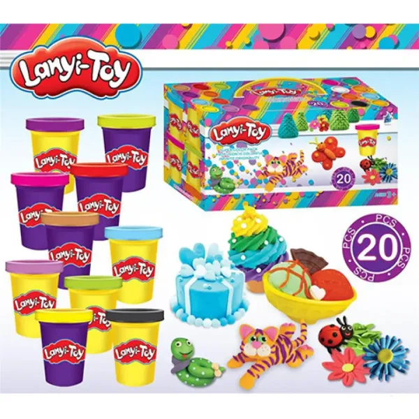 Lanyi-Toy fröhliches Knetset mit Formwerkzeugen Bild 2