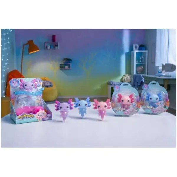 Let’s Glo Axolotl: Set mit leuchtendem Wasserfreund Bild 5