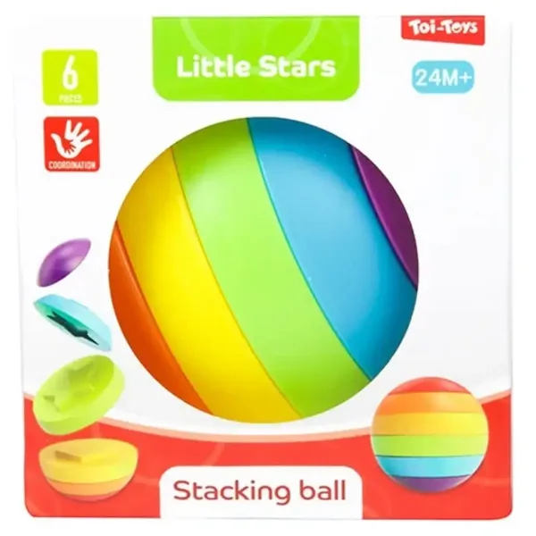 Little Stars Regenbogen-Formensteckball Bild 2
