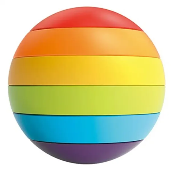 Little Stars Regenbogen-Formensteckball Bild 4
