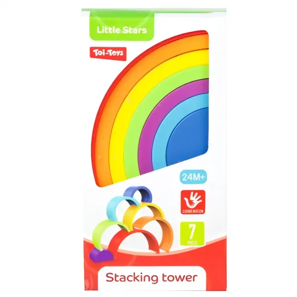 Little Stars: Regenbogen Stapelspiel Bild 2