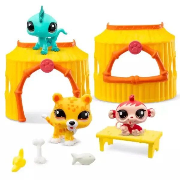 Littlest Pet Shop: 3er-Figurenpack Serie 1 - Dschungel Bild 2