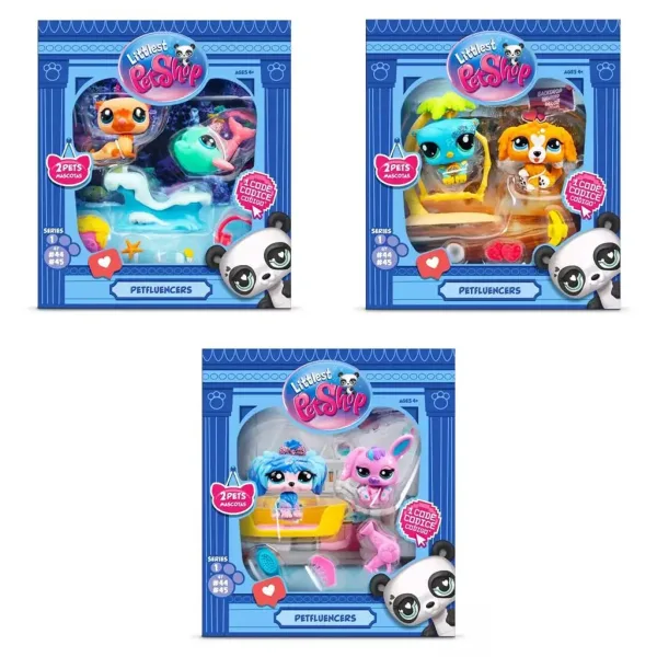 Littlest Pet Shop: Petfluencer-Set, 2er-Pack, verschiedene, 1 Stück Bild 7