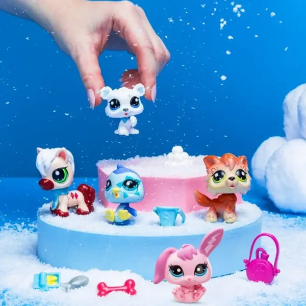 Littlest Pet Shop: Winterfreunde 5er-Figurenpack Serie 2 Bild 3
