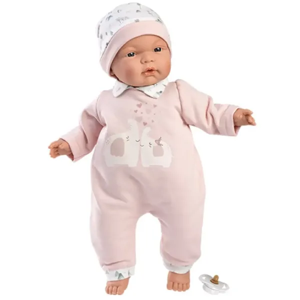 Llorens: Joelle Puppe im Strampler mit Elefanten, 38 cm Bild 2