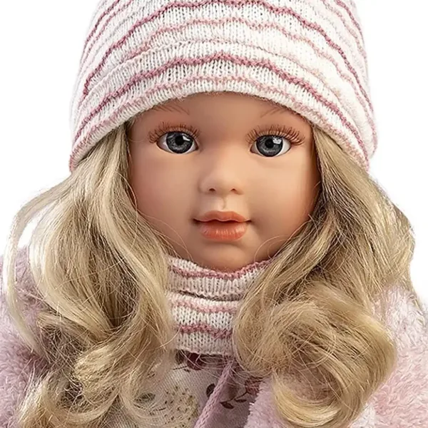Llorens: Lucia 40 cm große Puppe im Blumenkleid mit Handtasche Bild 3