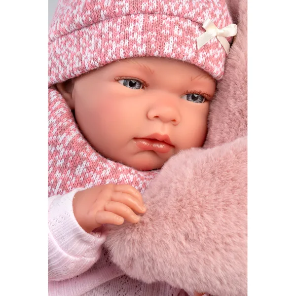 Llorens: Nica 40 cm große Neugeborenenpuppe mit Schlafsack Bild 3