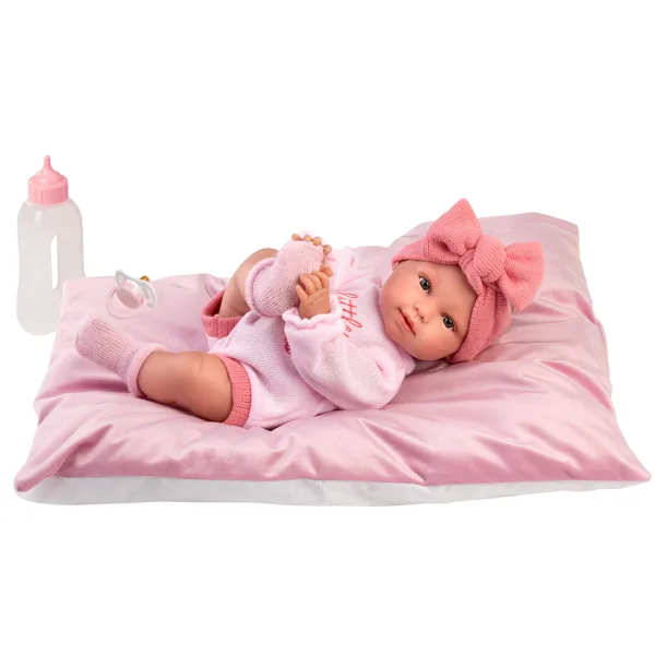 Llorens: Olivia 38 cm große weinende Puppe mit Kissen Bild 2