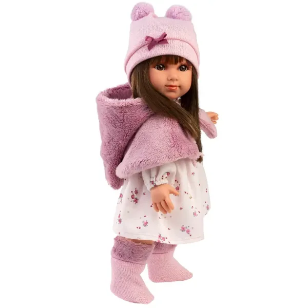 Llorens: Sara 35 cm große Puppe im rosa Blumenrock Bild 2