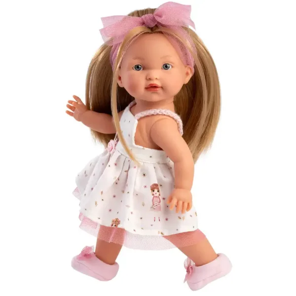 Llorens: Valeria 28 cm große Puppe mit gemustertem Rock Bild 2