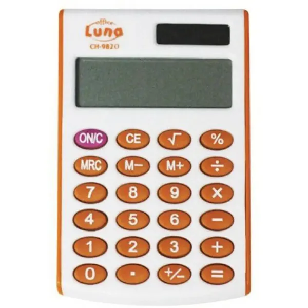 Luna: Bunter Taschenrechner mit 8-stelligem Display CH-982 in verschiedenen Farben Bild 2
