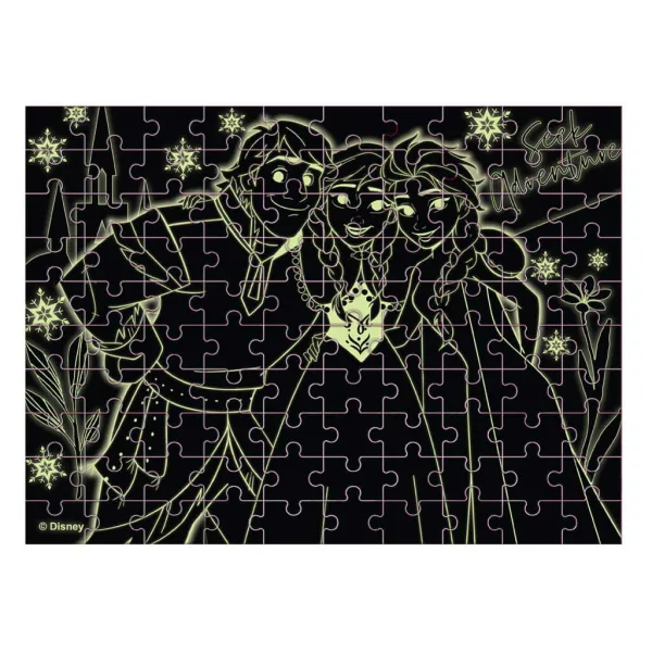 Luna: Die Eiskönigin 100-teiliges, im Dunkeln leuchtendes Puzzle Bild 3
