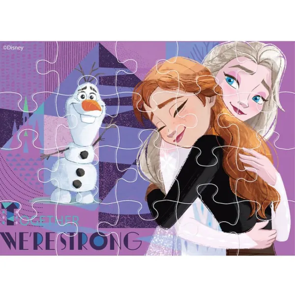 Luna: Die Eiskönigin 4-in-1 Puzzle-Set Bild 4